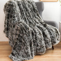 gray fuzzy blanket